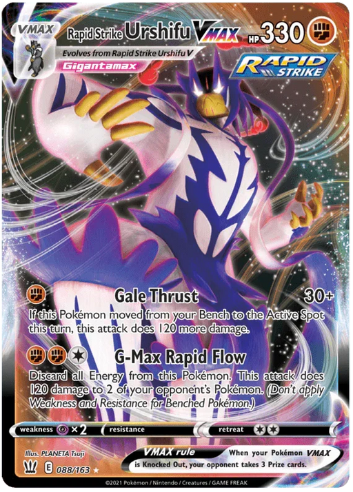 Rapid Strike Urshifu VMAX (088/163) [Sword & Shield: Battle Styles] - for just $0.70! 