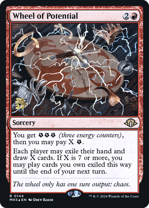 Wheel of Potential (PRE-144) - Modern Horizons 3 Promos Foil - for just $0.11! 
