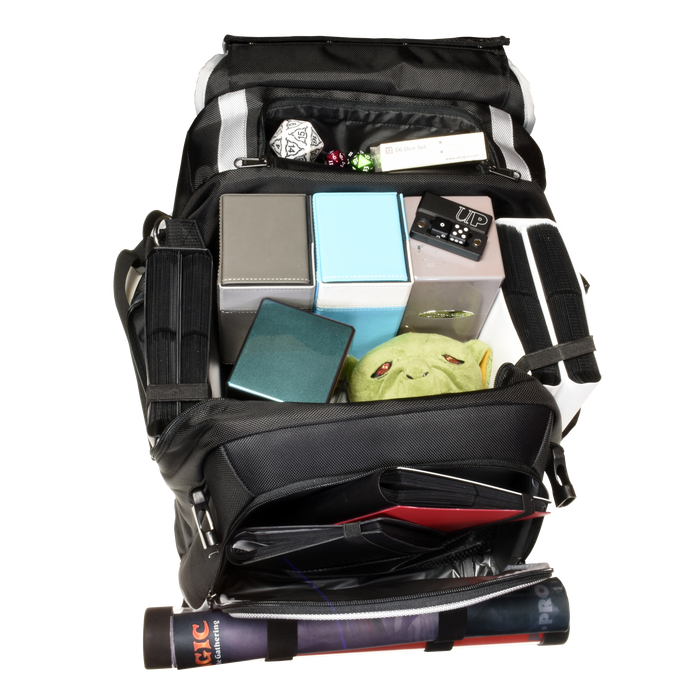Ultra PRO: Citadel Backpack - Black (Silver Trim) - for just $0! 