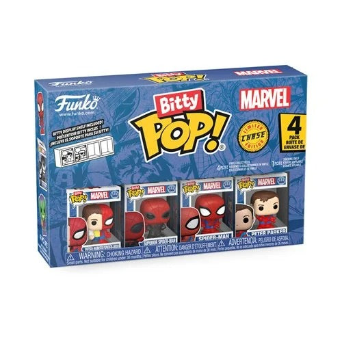 Funko Bitty Pop! Spider-Man Mini-Figure 4-Pack - Select Figure(s) - for just $14.98! 