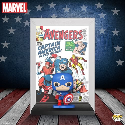 Funko Pop! The Avengers #4 (1963) Captain America Comic Cover Figure with Case - Premium  - Just $20.12! Shop now at Retro Gaming of Denver