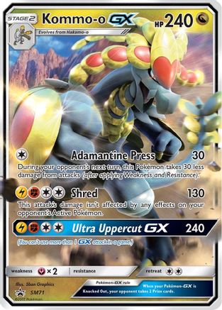 Kommo-o GX SM71/248 - SM Promos Holofoil - for just $1.44! 