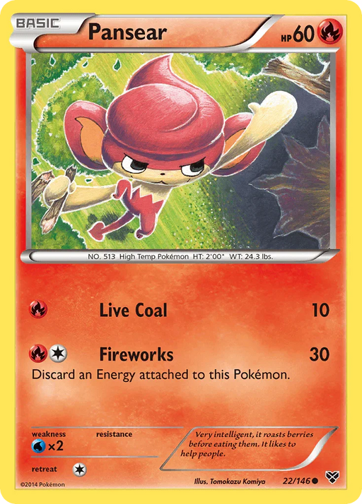Pansear (22/146) [XY: Base Set] - for just $0.20! 