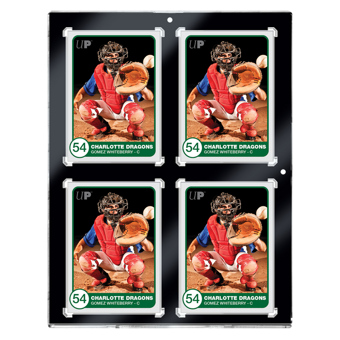 130PT 4-Card Black Border UV ONE-TOUCH Magnetic Holder - Just $12.99! Shop now at Retro Gaming of Denver