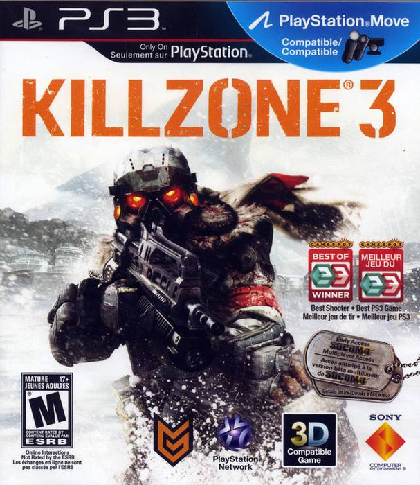 Killzone 3 (Playstation 3) - for just $0! 