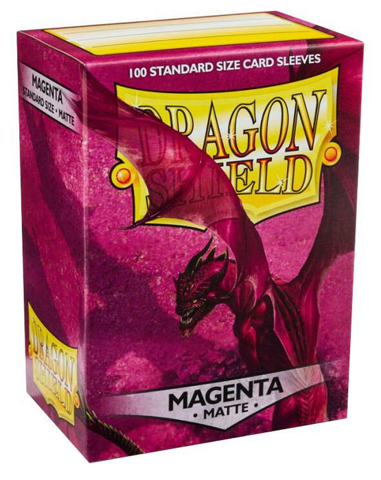 Dragon Shield: Standard 100ct Sleeves - Magenta (Matte) - for just $14.99! 