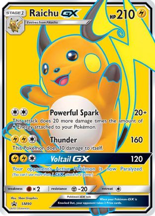 Raichu GX SM90/248 - SM Promos Holofoil - for just $2.43! 