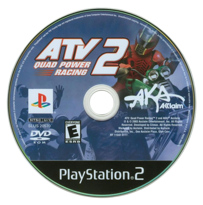 ATV Quad Power Racing 2 – PlayStation 2 (PS2) - for just $4.99! 