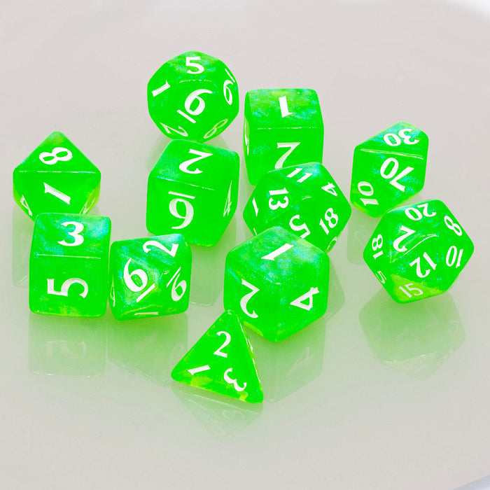 Eclipse Acrylic RPG Dice Set (11ct) - Just $13.99! Shop now at Retro Gaming of Denver