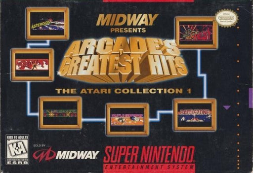 Arcade's Greatest Hits Atari Collection 1 (Super Nintendo) - for just $0! 