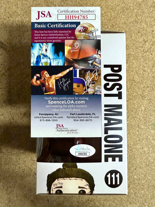 Post Malone Signed Vaulted Beerbongs And Bentleys Funko Pop! #111 With JSA COA - for just $250! 