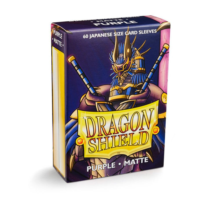 Dragon Shield: Japanese Size 60ct Sleeves - Purple (Matte) - for just $7.99! 