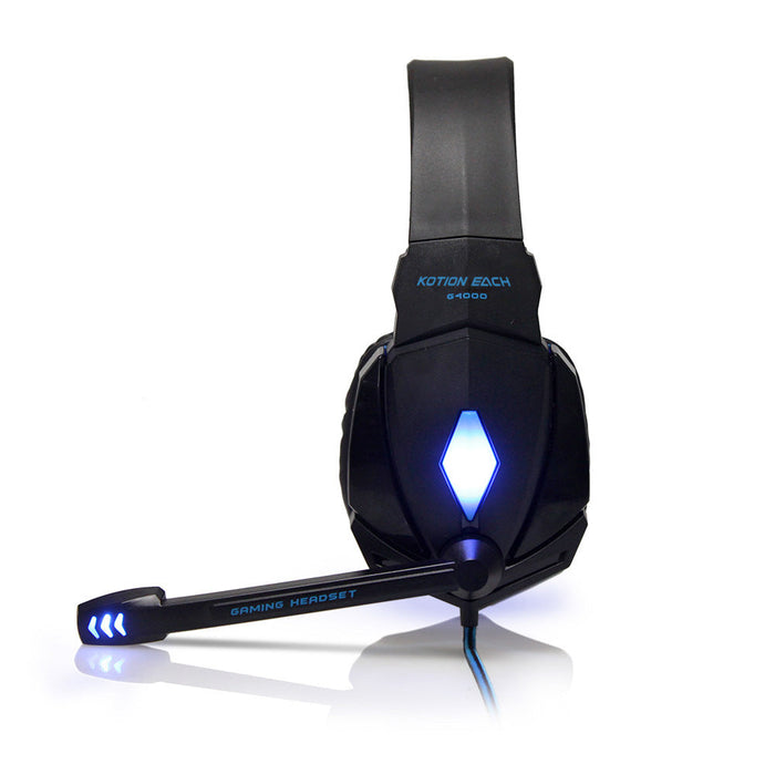 G9000 Headphones Gaming Headset with Microphone 3.5+USB Single Hole Headset for PS4 - for just $85.80! 