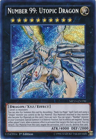 Number 99: Utopic Dragon [MP15-EN190] Secret Rare - for just $2.95! 