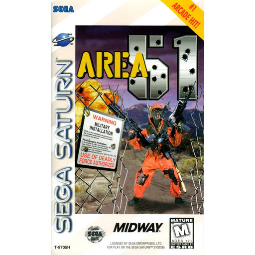 Area 51 (Sega Saturn) - Just $0! Shop now at Retro Gaming of Denver