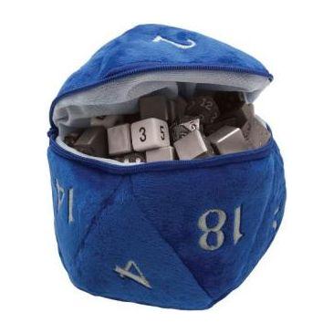 D20 Plush Dice Bag - Blue - Just $13.99! Shop now at Retro Gaming of Denver