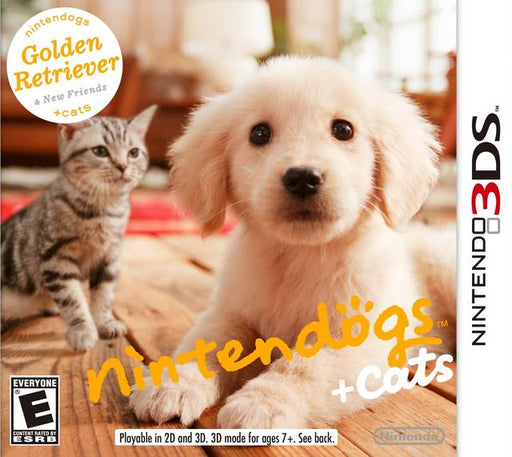 Nintendogs + Cats: Golden Retriever & New Friends (Nintendo 3DS) - for just $0! 