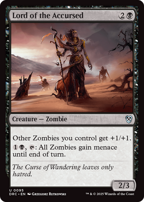 Lord of the Accursed (DRC-095) - Commander: Aetherdrift - for just $0.11! 