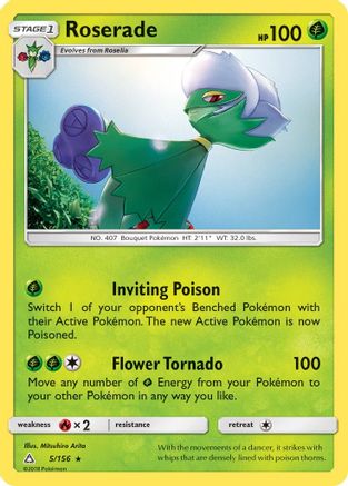 Roserade 005/156 - SM  Ultra Prism - for just $0.15! 
