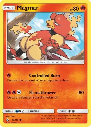 Magmar 018/156 - SM  Ultra Prism - for just $0.05! 