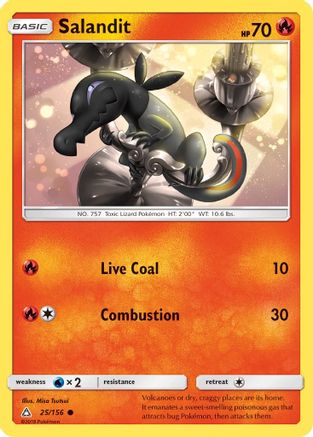 Salandit 025/156 - SM  Ultra Prism Reverse Holofoil - for just $0.20! 
