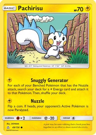 Pachirisu 049/156 - SM  Ultra Prism - for just $0.10! 