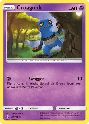 Croagunk 056/156 - SM  Ultra Prism - for just $0.09! 
