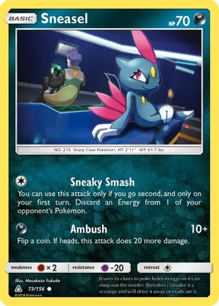 Sneasel 073/156 - SM  Ultra Prism - for just $0.13! 