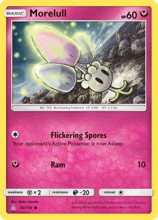 Morelull 092/156 - SM  Ultra Prism Reverse Holofoil - for just $0.33! 