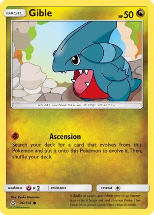Gible 096/156 - SM  Ultra Prism - for just $0.10! 