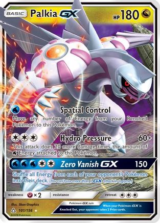Palkia GX 101/156 - SM  Ultra Prism Holofoil - for just $1.71! 