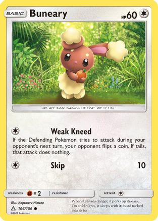 Buneary 106/156 - SM  Ultra Prism - for just $0.10! 