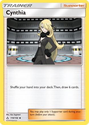 Cynthia 119/156 - SM  Ultra Prism Reverse Holofoil - for just $1! 