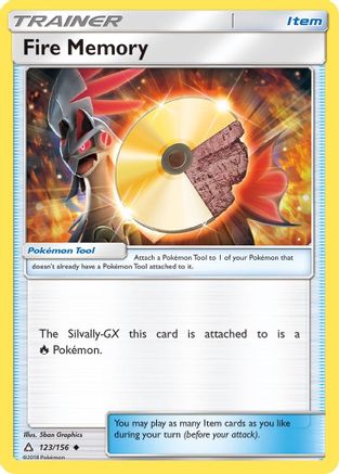 Fire Memory 123/156 - SM  Ultra Prism Reverse Holofoil - for just $0.14! 