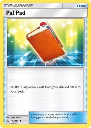 Pal Pad 132/156 - SM  Ultra Prism Reverse Holofoil - for just $1.03! 