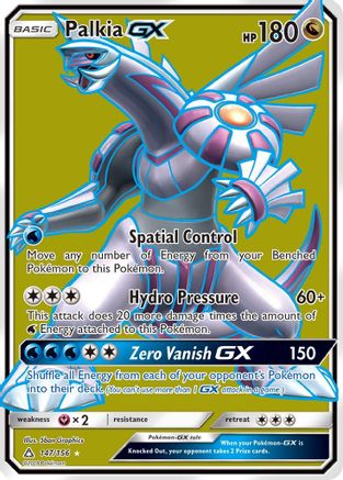 Palkia GX (Full Art) 147/156 - SM  Ultra Prism Holofoil - for just $6.08! 