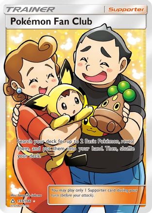 Pokemon Fan Club (Full Art) 155/156 - SM  Ultra Prism Holofoil - for just $18.85! 