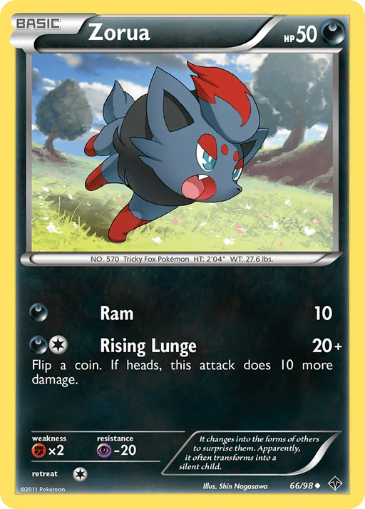 Zorua (66/98) [Black & White: Emerging Powers] - for just $0.20! 