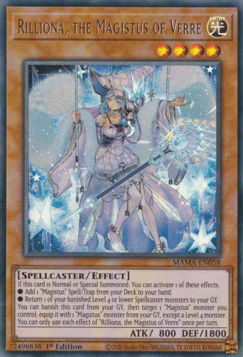 Rilliona, the Magistus of Verre [MAMA-EN058] Ultra Rare - for just $0.45! 