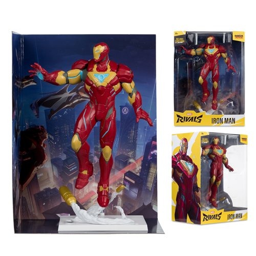 McFarlane Toys Marvel Rivals Iron Man 1:6 Scale Posed Figure with Scene and Comic - for just $59.99! 