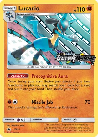 Lucario SM95 - SM Promos - Holofoil - for just $13.30! 