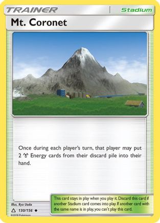 Mt. Coronet 130/156 - SM  Ultra Prism Reverse Holofoil - for just $0.20! 