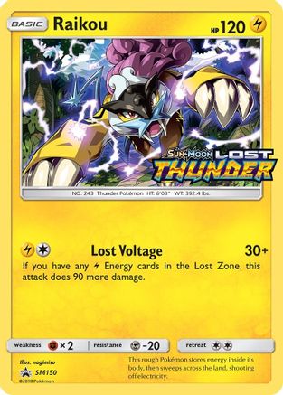 Raikou SM150 - SM Promos - Holofoil - for just $4.30! 