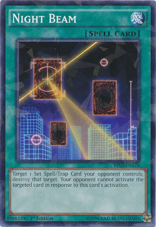 Night Beam [BP03-EN176] Shatterfoil Rare - for just $0.15! 
