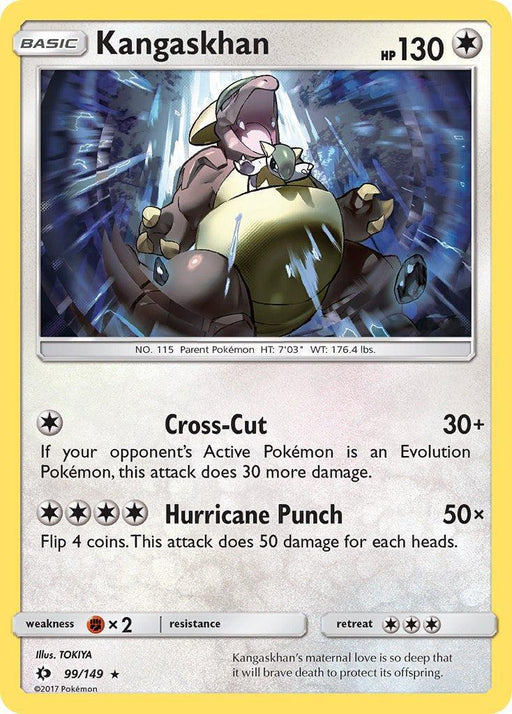 Kangaskhan (99/149) (Theme Deck Exclusive) [Sun & Moon: Base Set] - for just $0.20! 