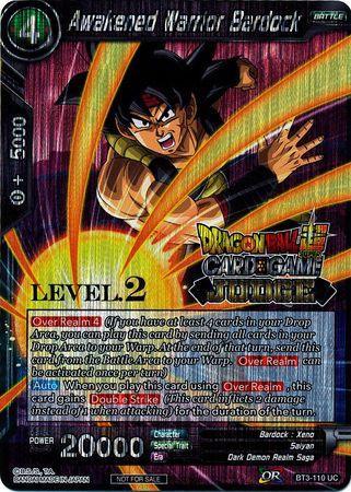Awakened Warrior Bardock (Level 2) (BT3-110) [Judge Promotion Cards] - for just $3.20! 
