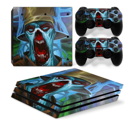 PS4 Pro Anti-Scrape Geometric Pattern Sticker | Durable Protection for Gaming Console - for just $25.94! 
