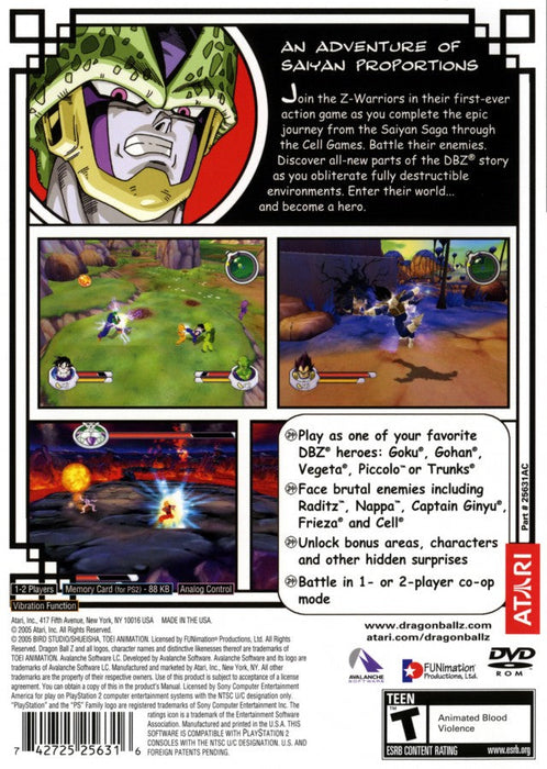 Dragon Ball Z: Sagas – PlayStation 2 (PS2) - for just $11.99! 
