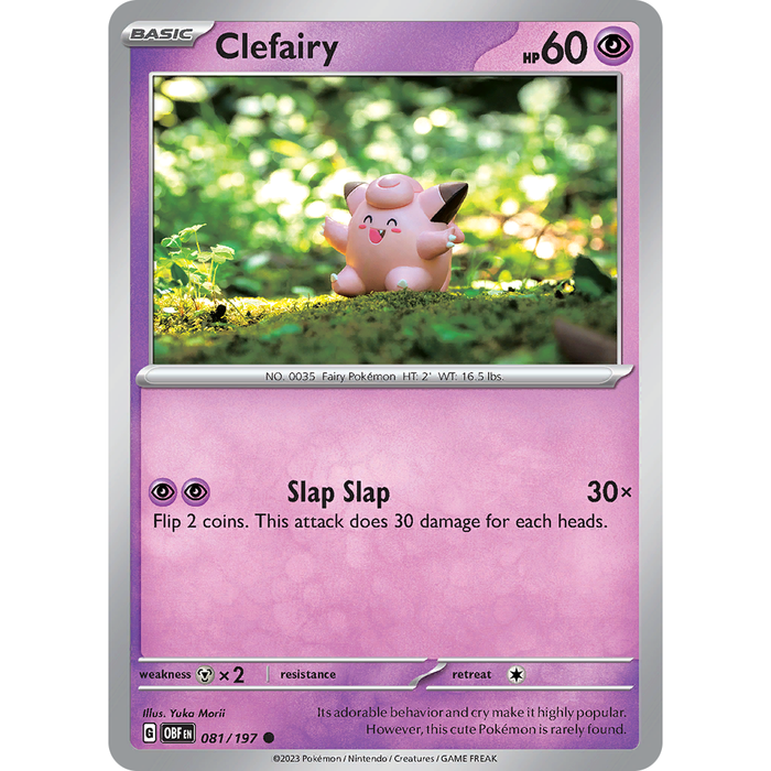 Clefairy (081/197) [Scarlet & Violet: Obsidian Flames] - Just $0.05! Shop now at Retro Gaming of Denver