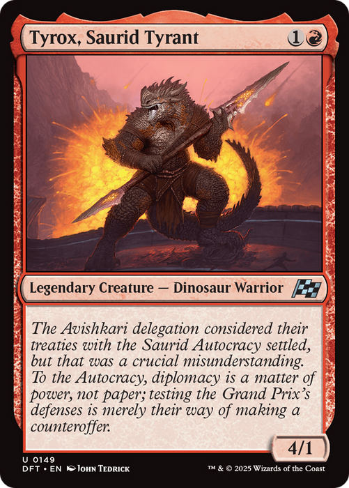 Tyrox, Saurid Tyrant (DFT-149) - Aetherdrift - for just $0.05! 
